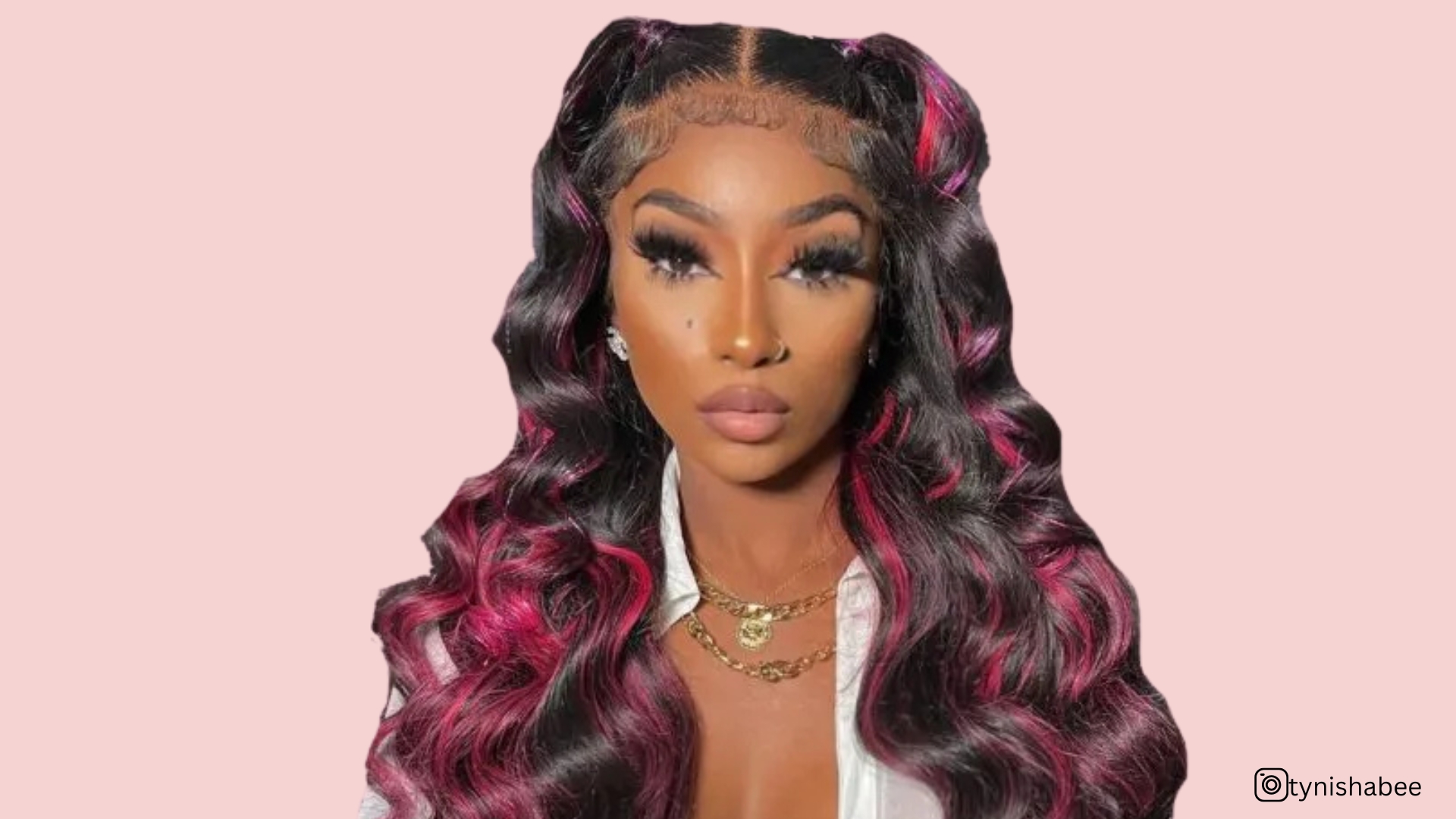 25 Spunky Pink Highlights In Black Hair Ideas To Inspire Your Next Dye-Job