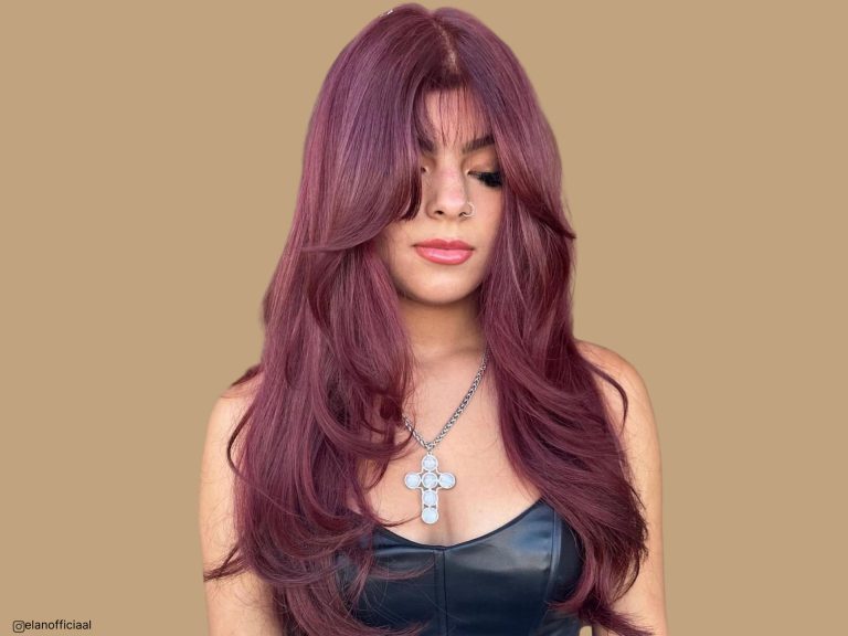 capelli rosso porpora