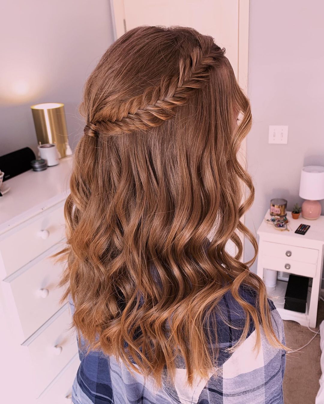 Fishtail Braids And Waves 