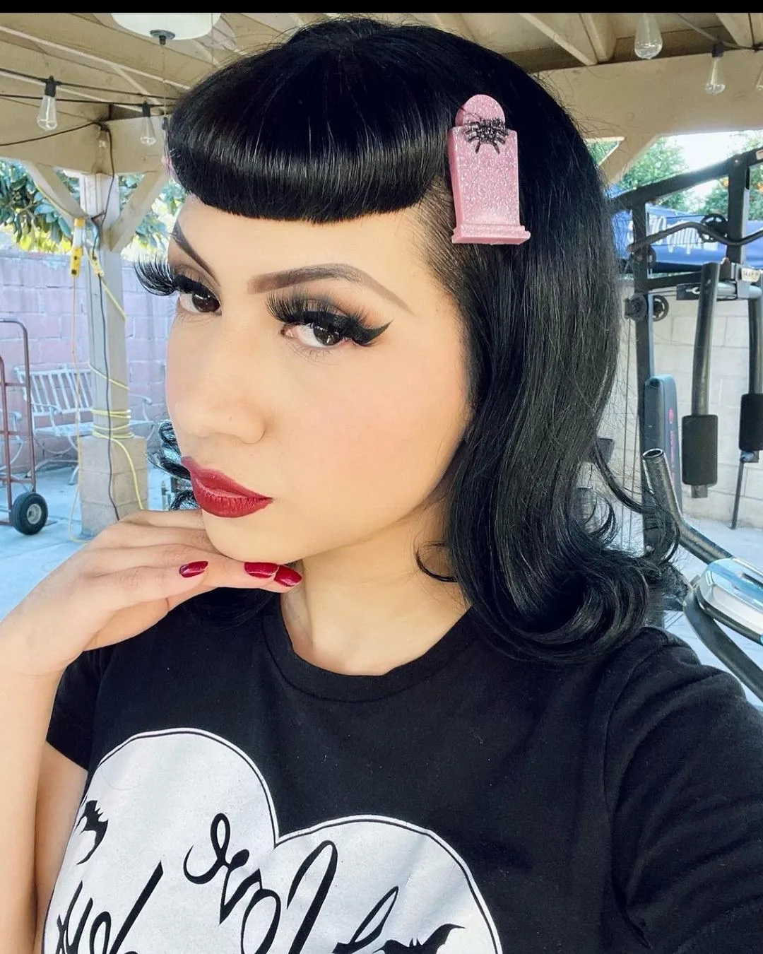 Flipped Ends And Bettie Bangs 