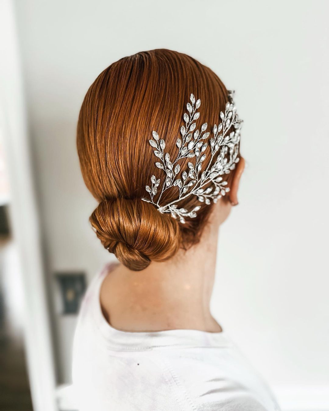 Simple And Sleek Accessorized Updo 