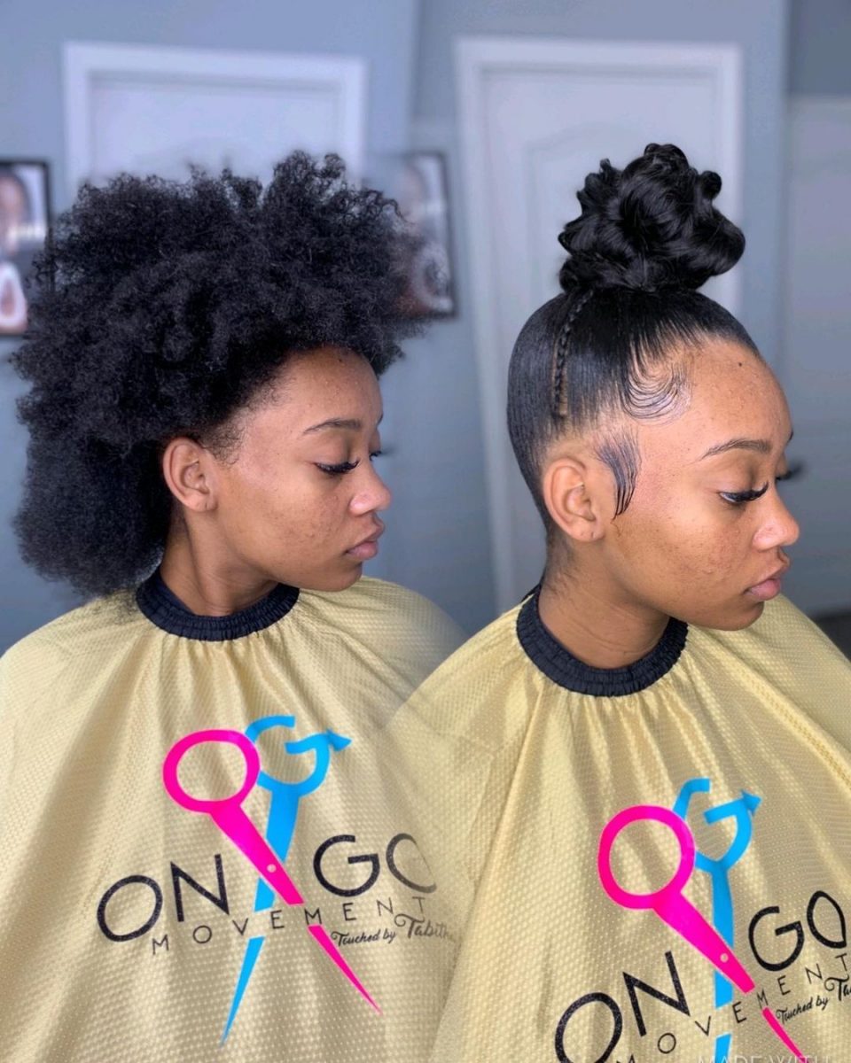 25 Black Hair Bun Styles That Are Too Pretty To Pass