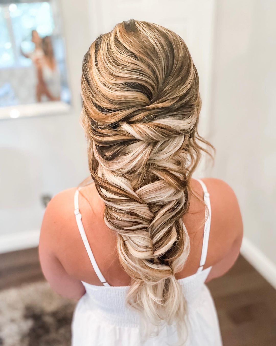 bridal braided hairstyle