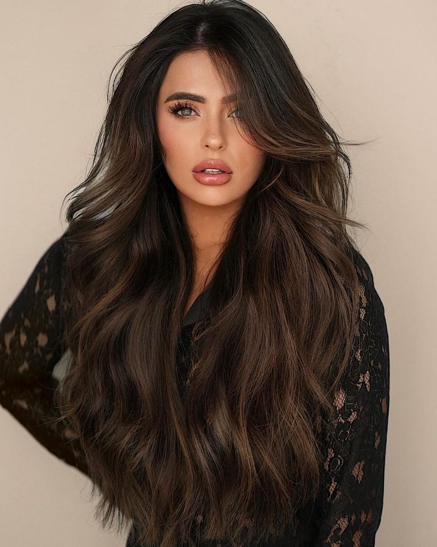 Long Layers with face-framing pieces