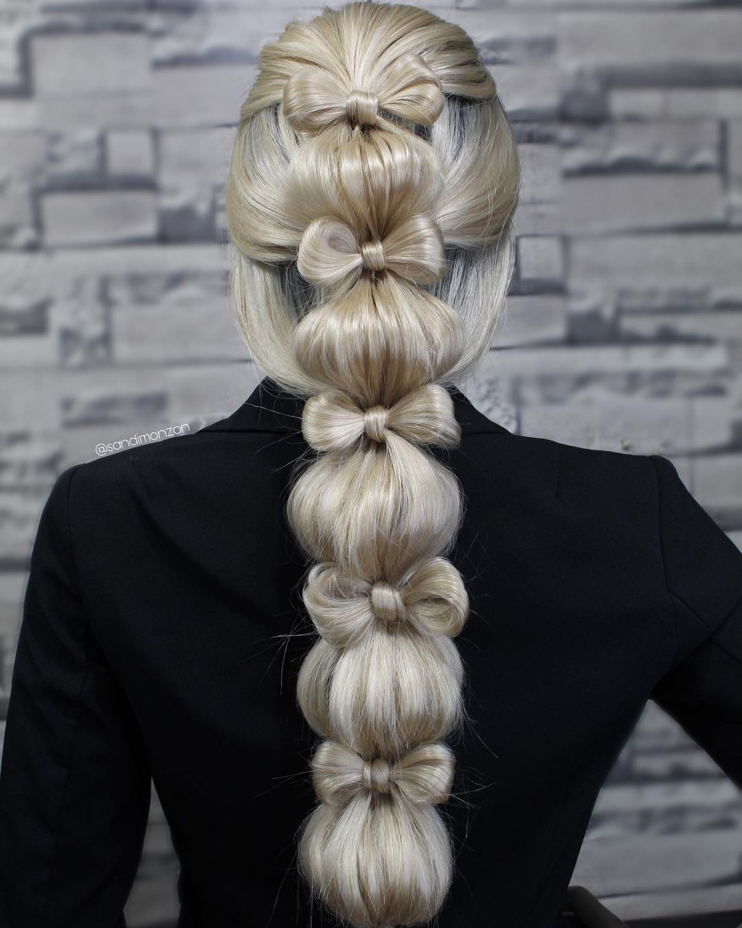 bubble braid and bows