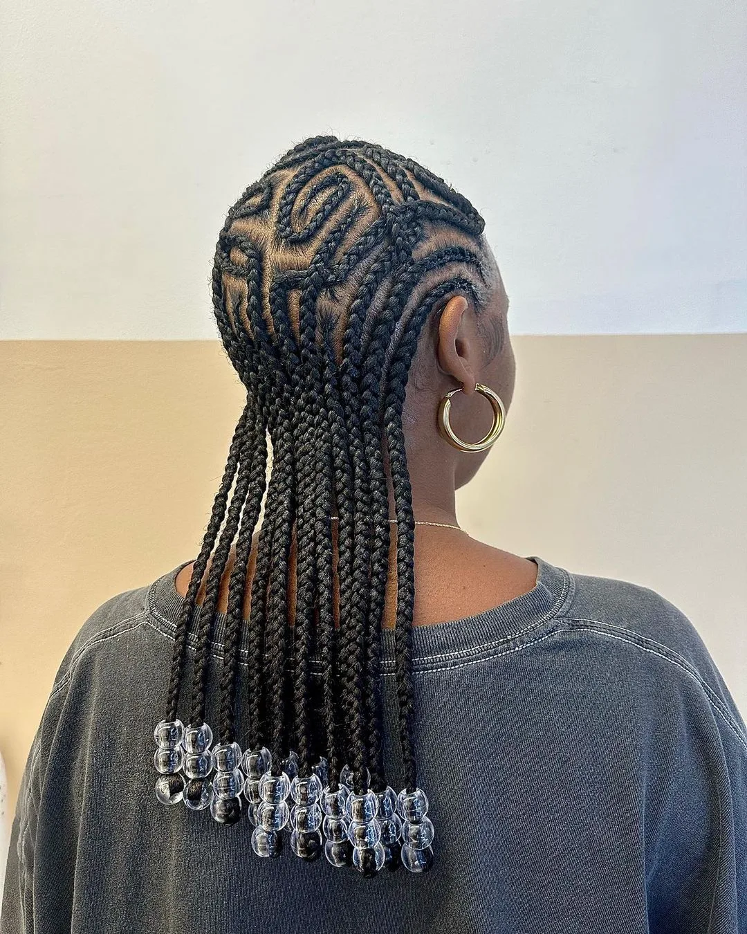 freestyle braids and beans