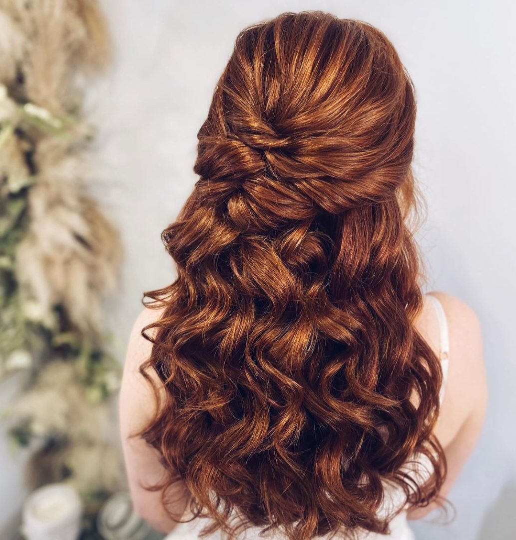 24 Breathtaking HalfUp HalfDown Wedding Hairstyles