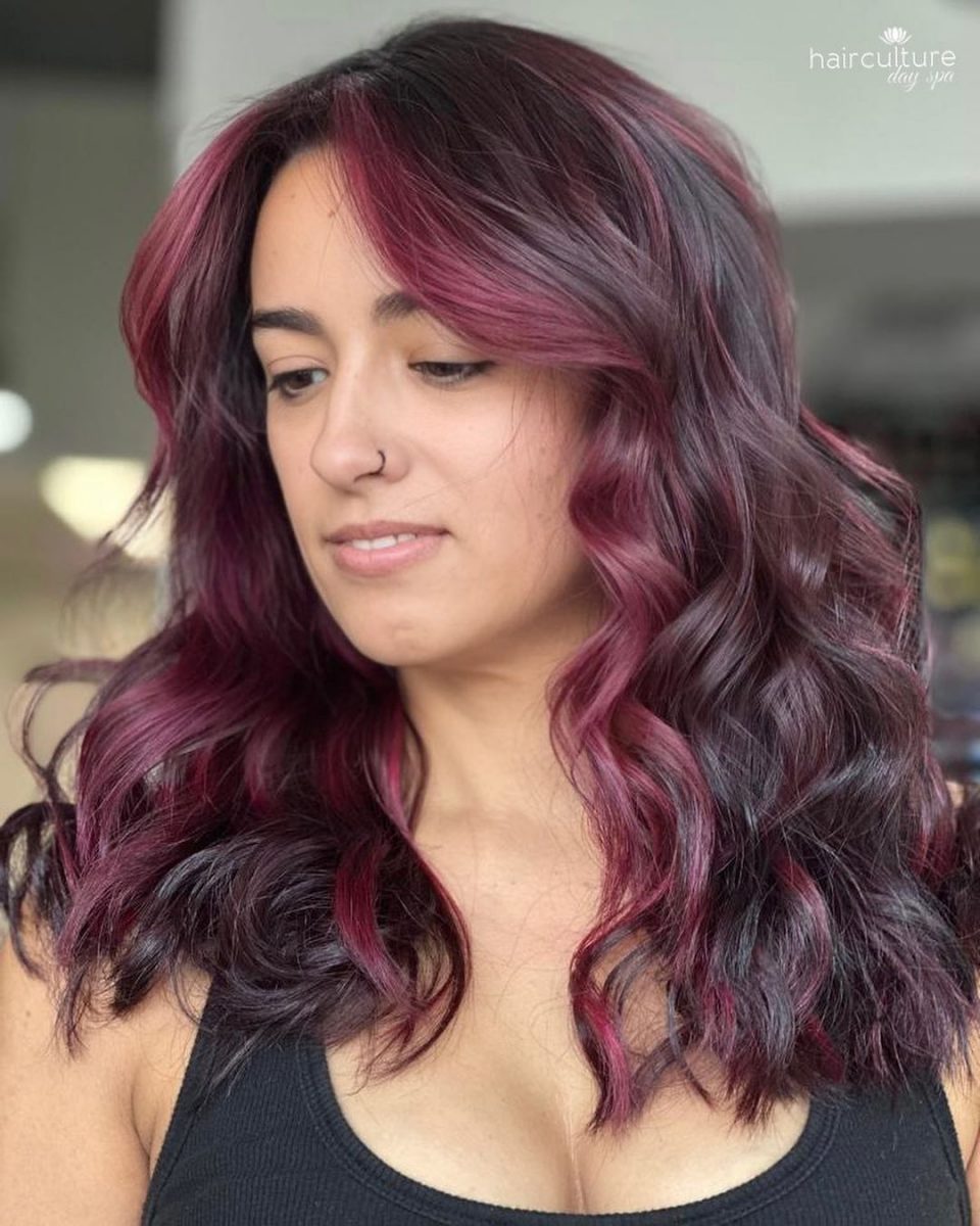 40 Shades Of Red Purple Hair Trending In 2024