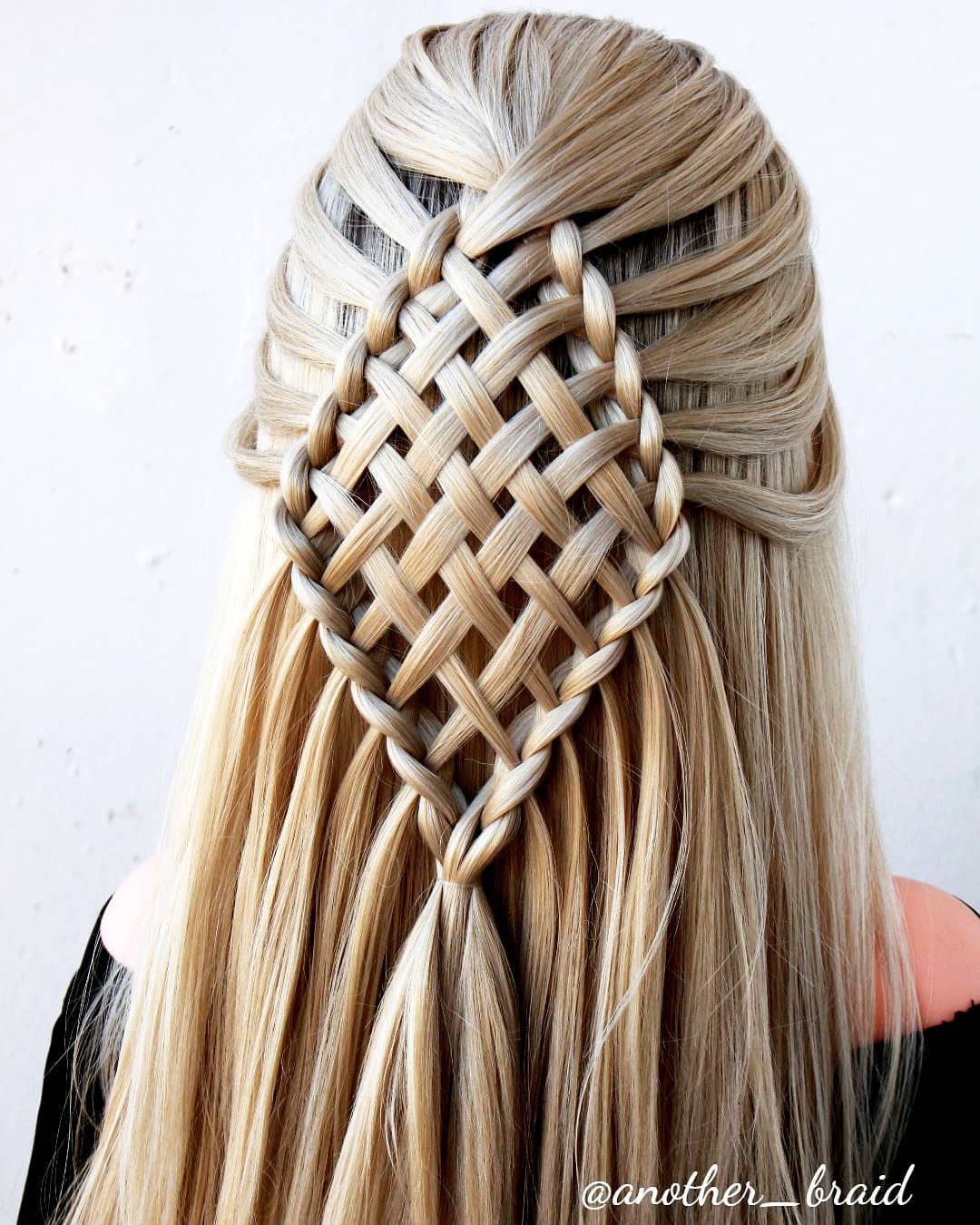 rhomboid patterned braids
