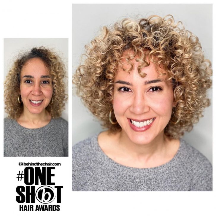 Wavy Rounded Bob 22 Curly Bobs For Older Women To Help You Age Like Fine Wine