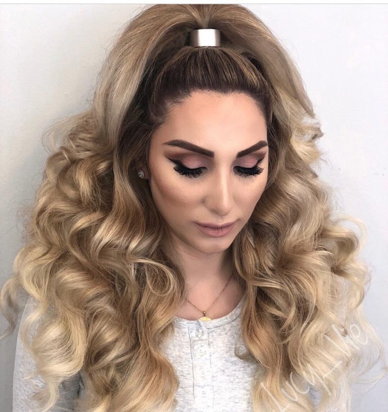 25 Half-Up Half-Down Ponytails That Show Why It's A Celebrity Go-To Style