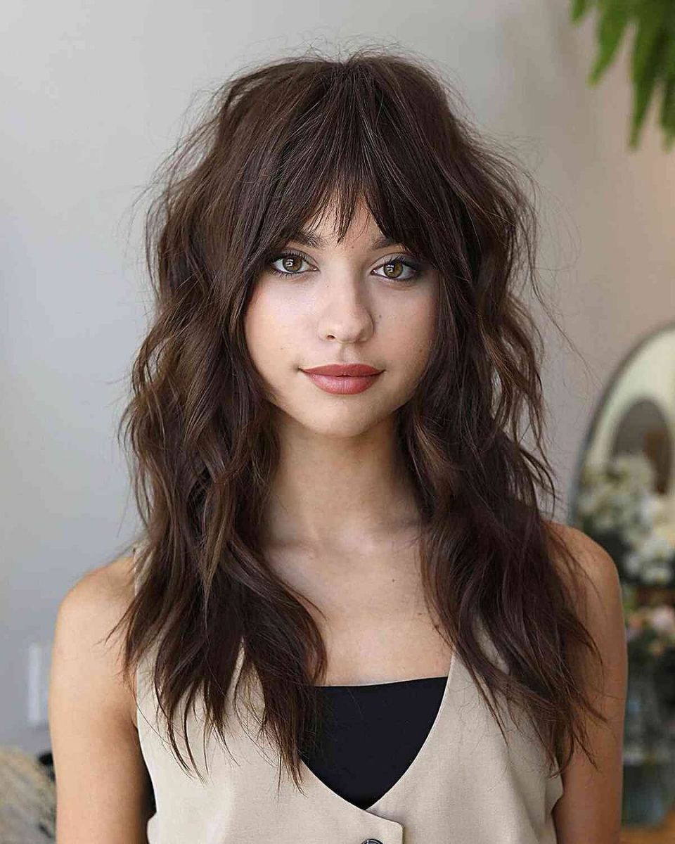 25 Hairstyles With Choppy Bangs To Nail The Effortlessly Chic Look