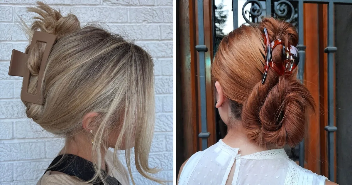 hairstyles with claw clips