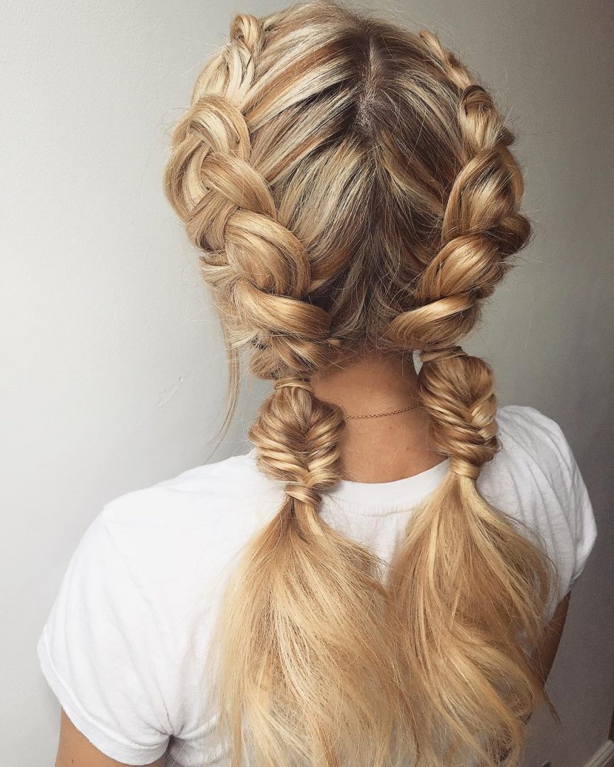 20 Prettiest Braided Pigtails For A Youthful Aesthetic