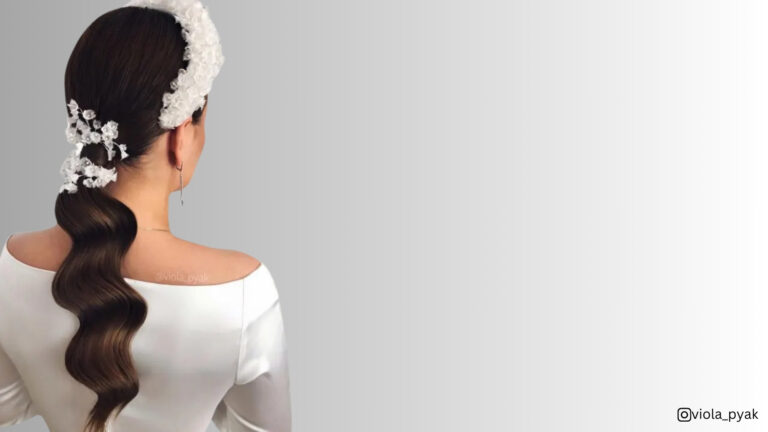 low ponytail wedding hairstyles