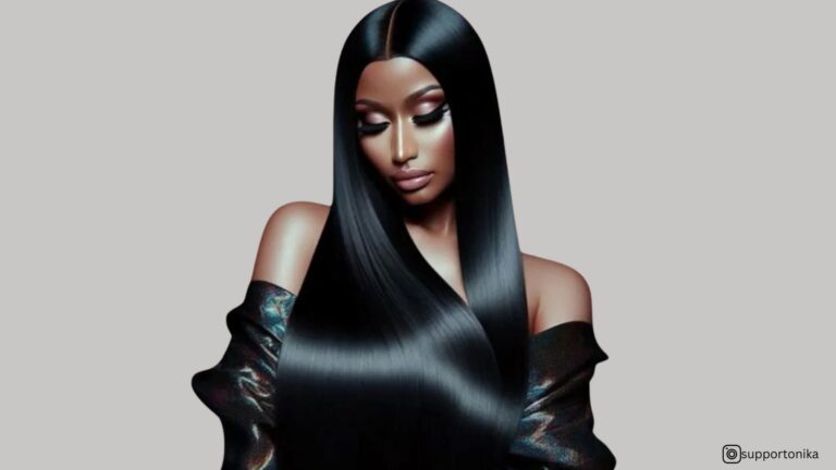 black hair