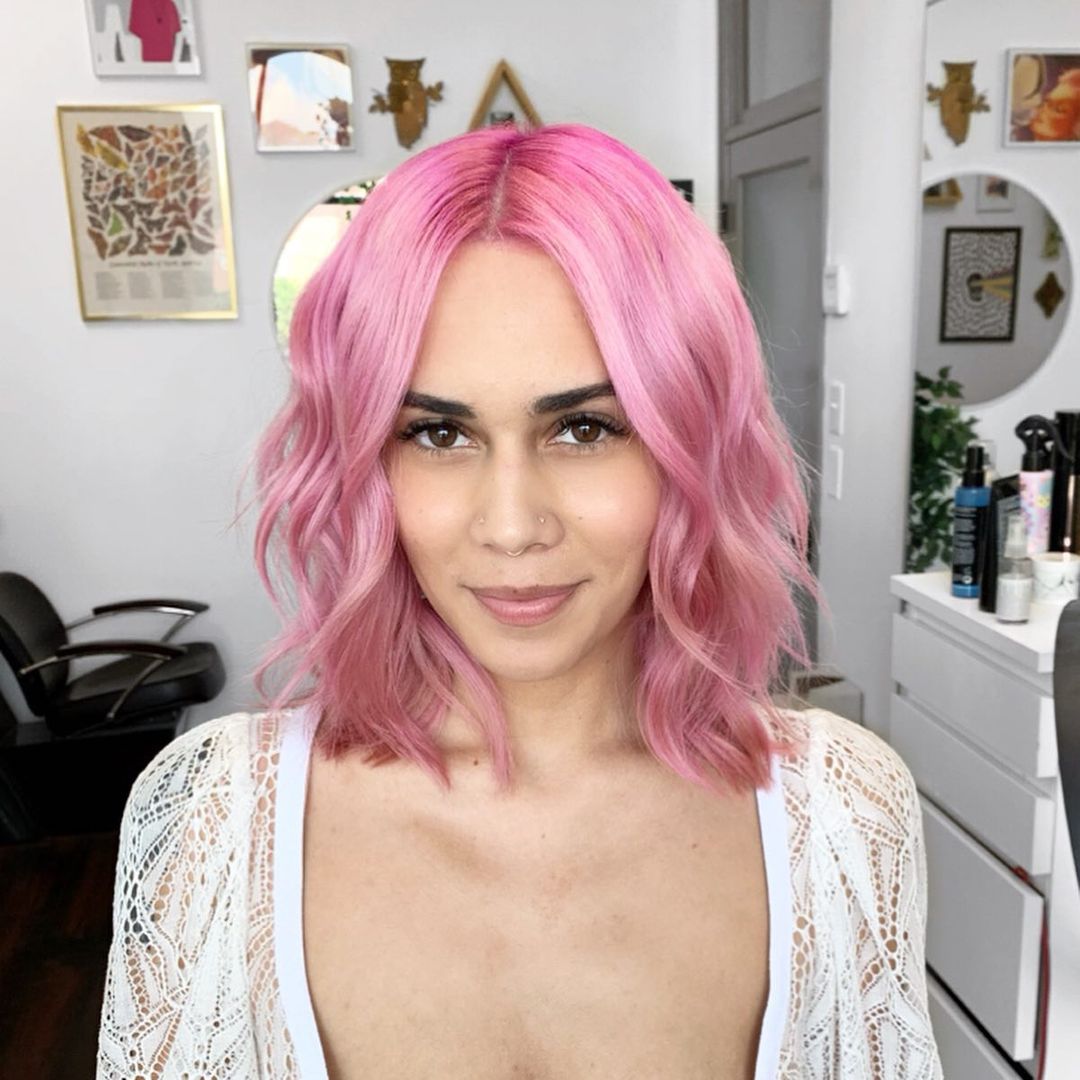 bubblegum pink hair color 
