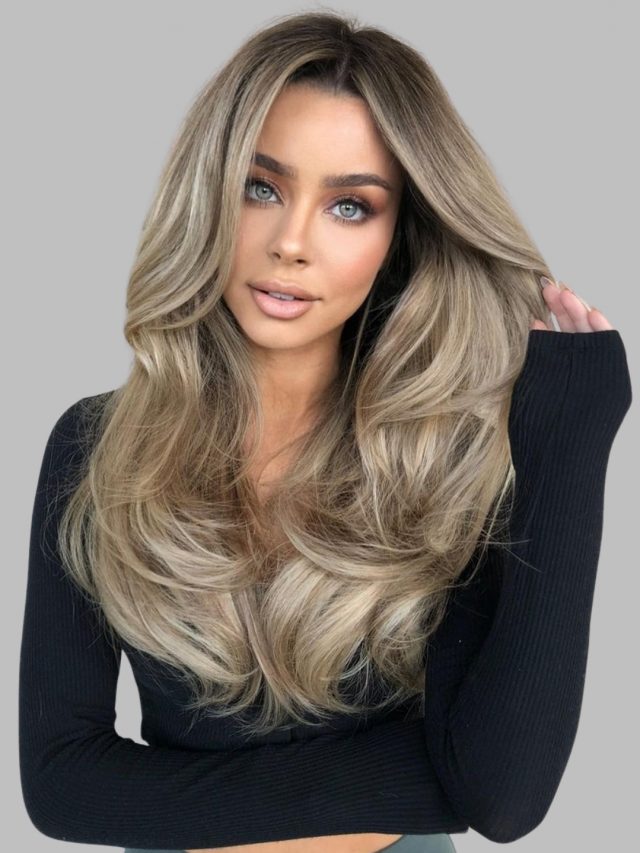 cheveux blonds dégradés