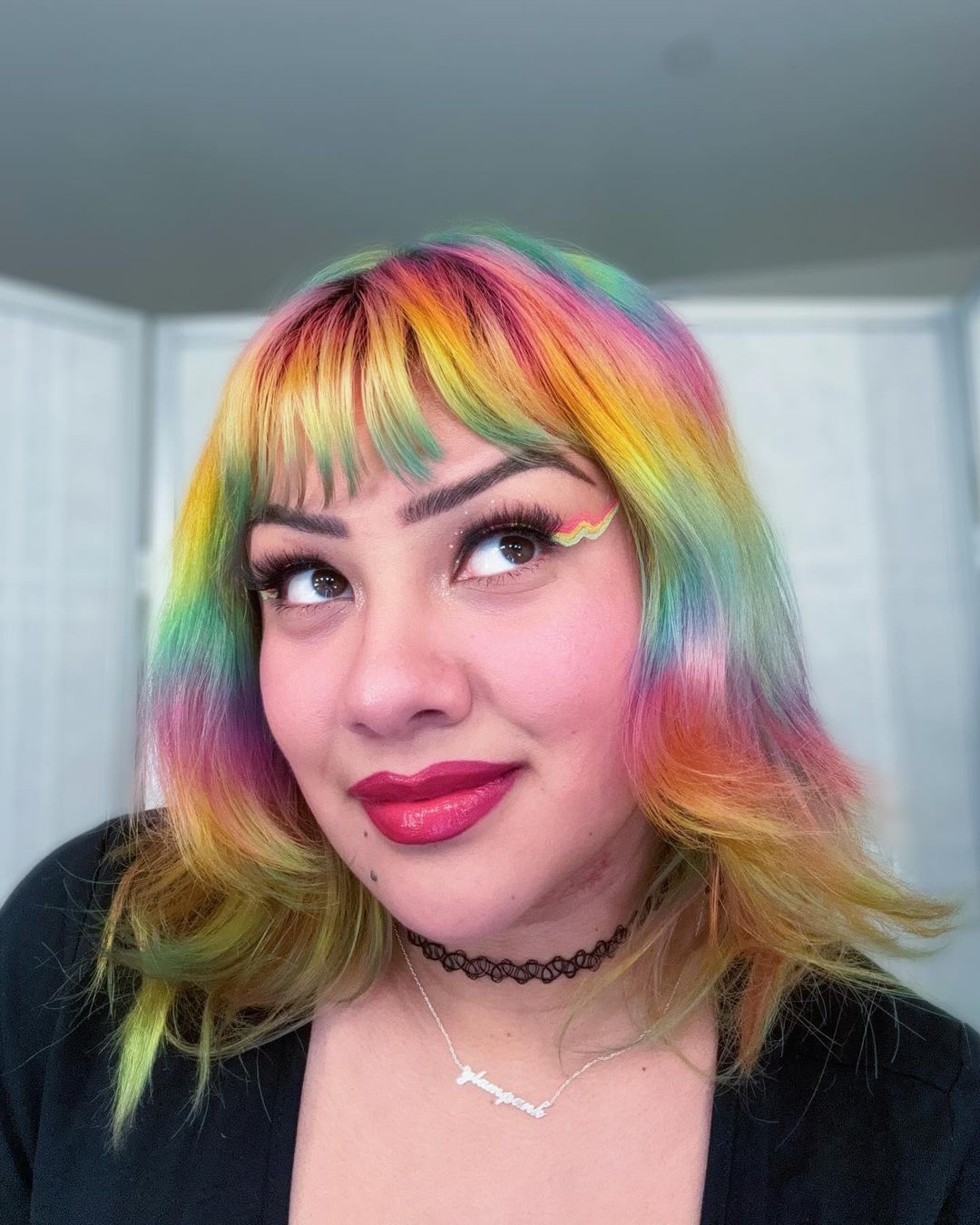 rainbow hair 