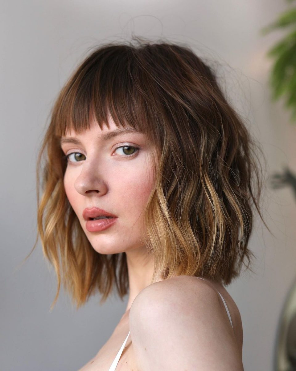 22 InstaWorthy Wavy Hair With Bangs Looks To Try Today