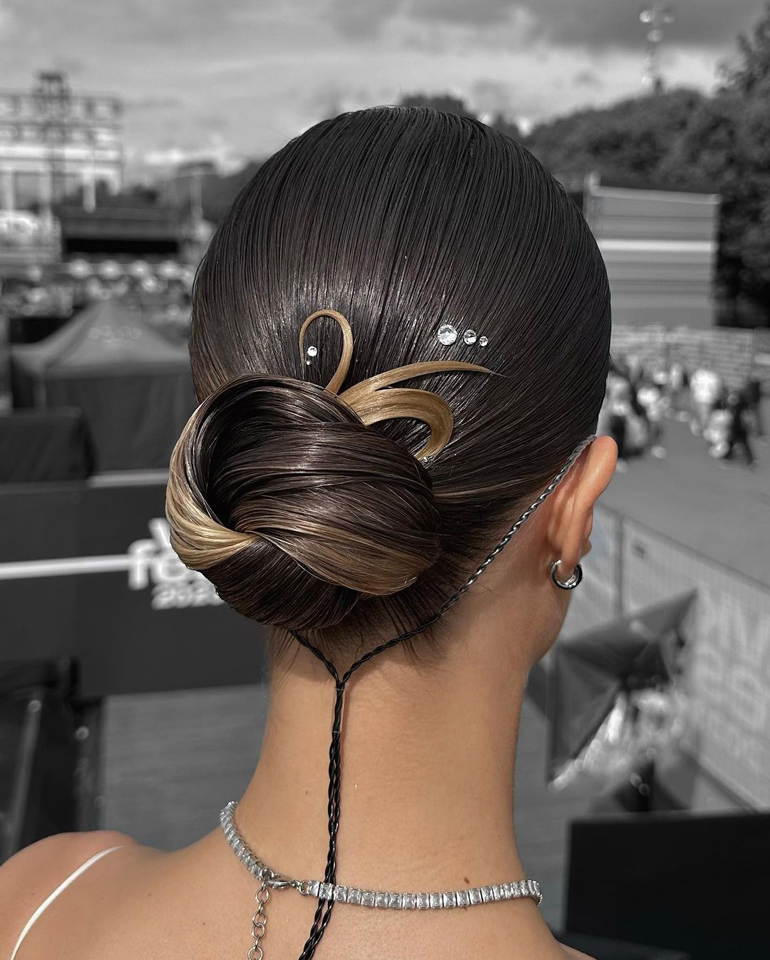 sleek and chic updo
