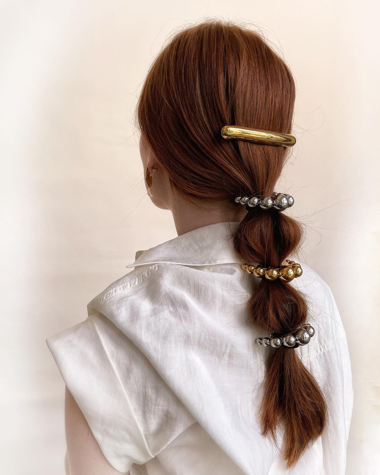 bubble braid ponytail