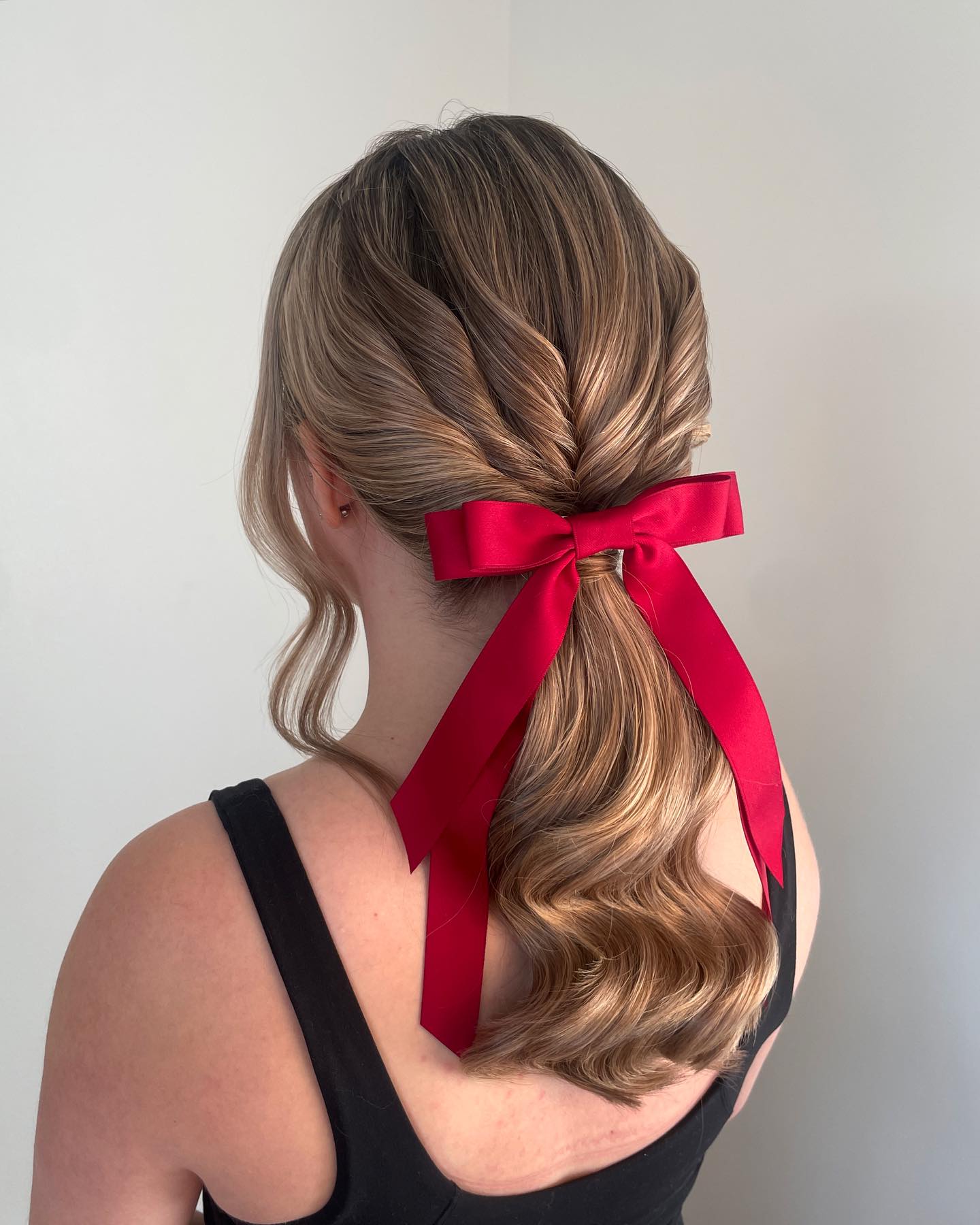 ponytail with hair accessories