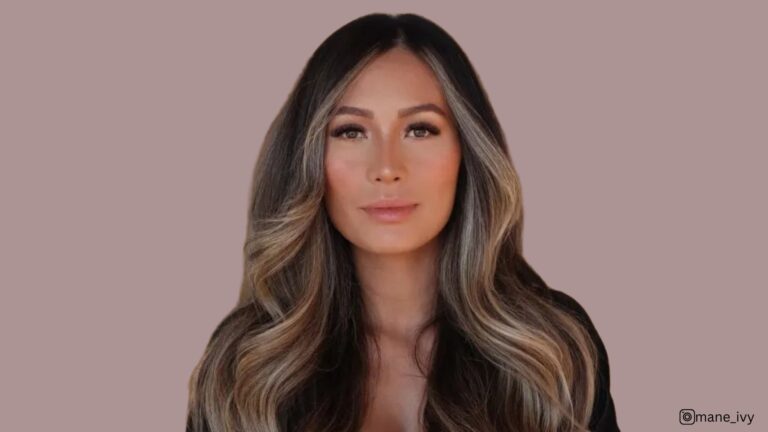 brunette haar met geldstuk
