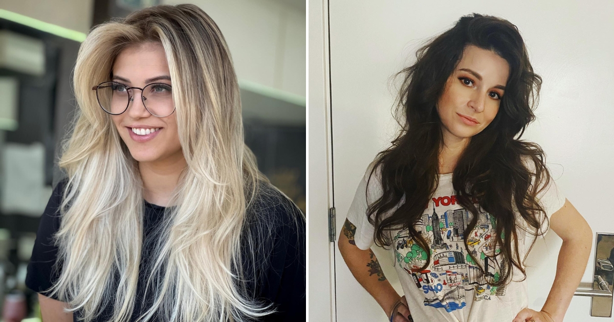 FaceFraming Layers With Side Part Are The Secret To Mega Volume