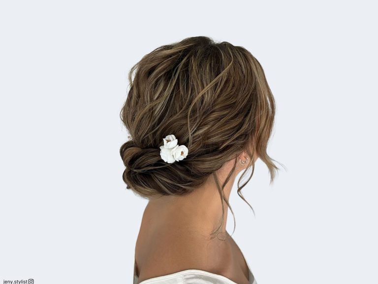 wedding updos for short hair