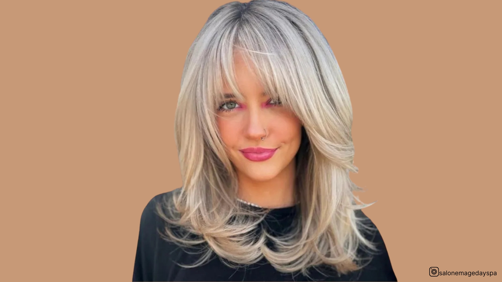 Layered Hair With Bangs Is About To Take The Street Style Scene By Storm