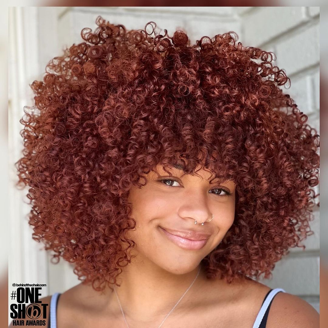 african american copper hair