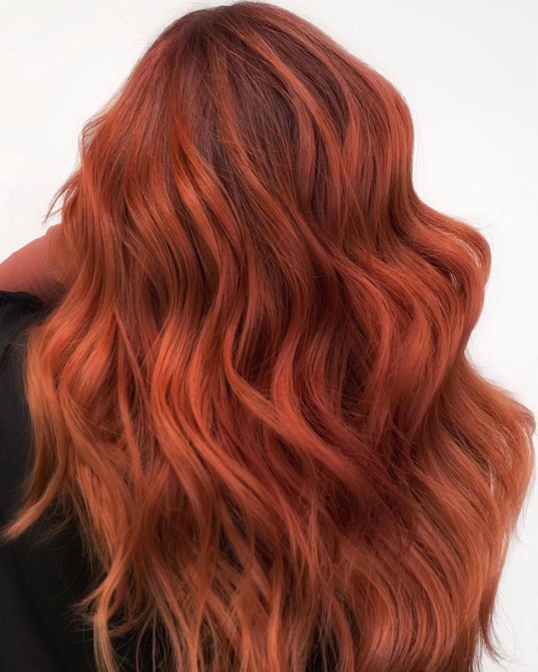 healthy copper red hair