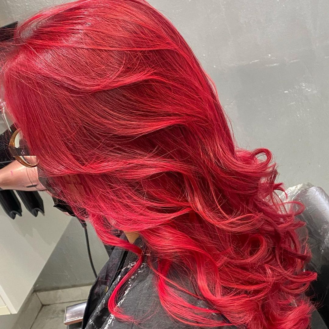 pelo rojo sano