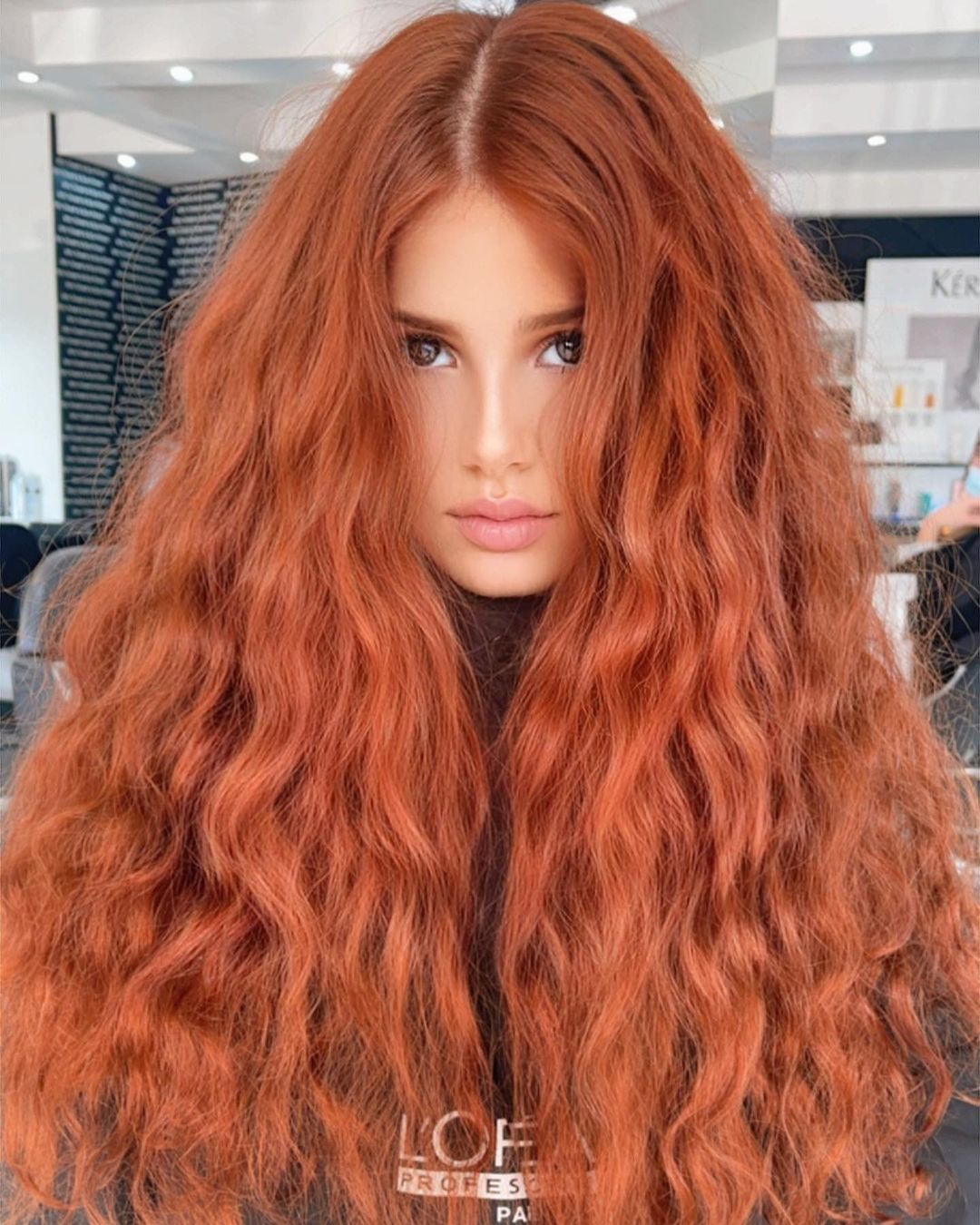 pelo rojo natural