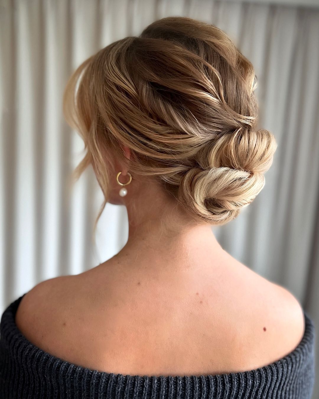 textured and chic updo