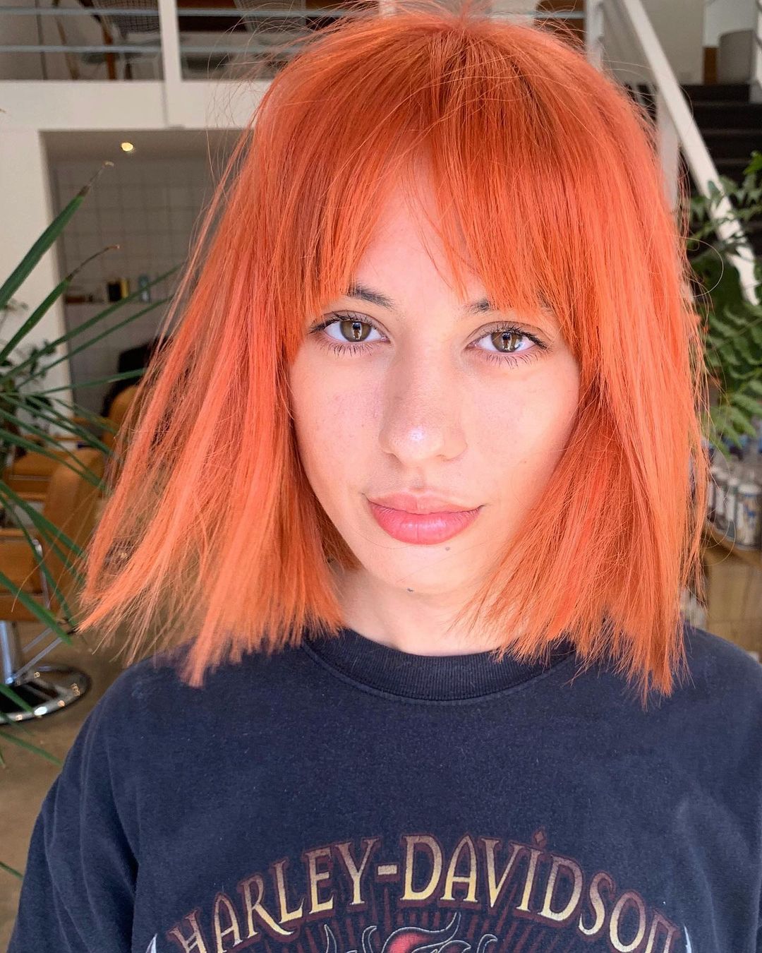 blunt bob with bangs