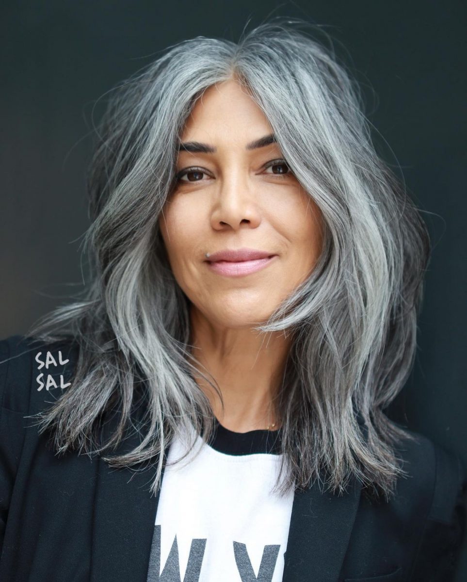 Silver Hair Color Is Blowing Up Again And Here's How To Wear It