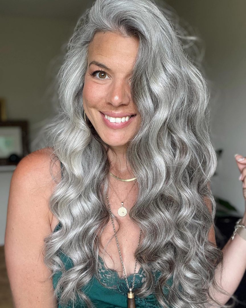 Silver Hair Color Is Blowing Up Again And Here's How To Wear It