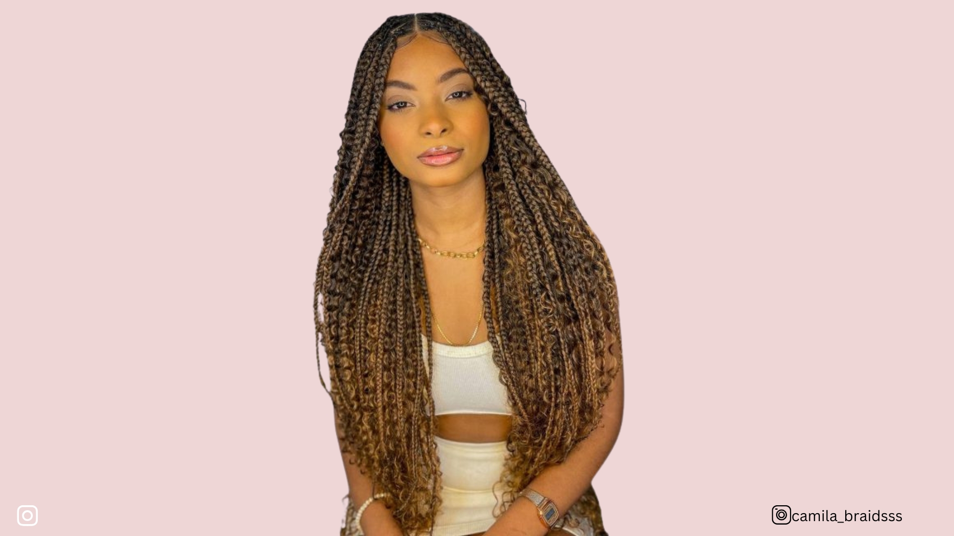 These 18 Boho Knotless Braids Styles Are Real Head-Turners