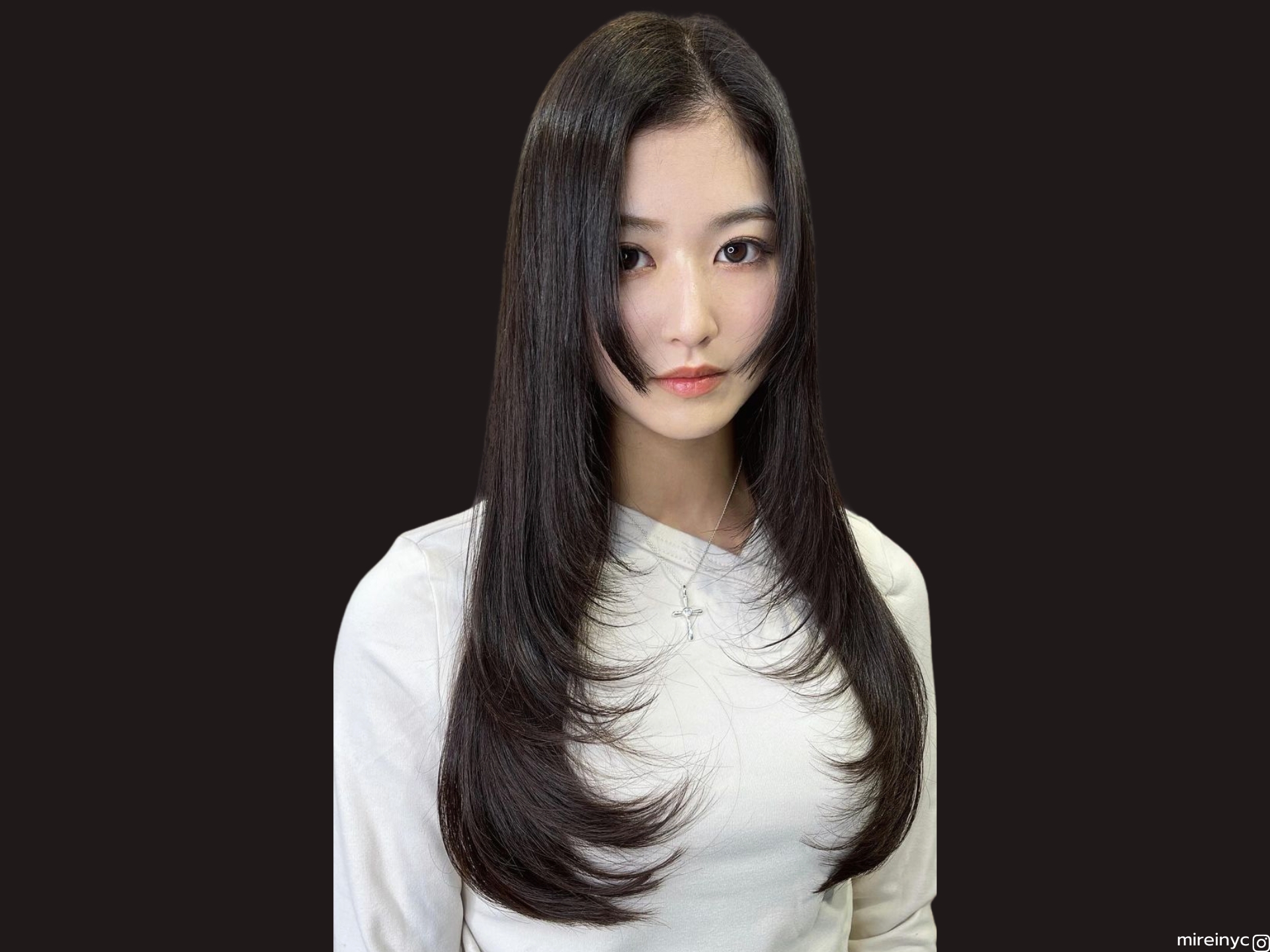 Cheveux asiatiques dégradés