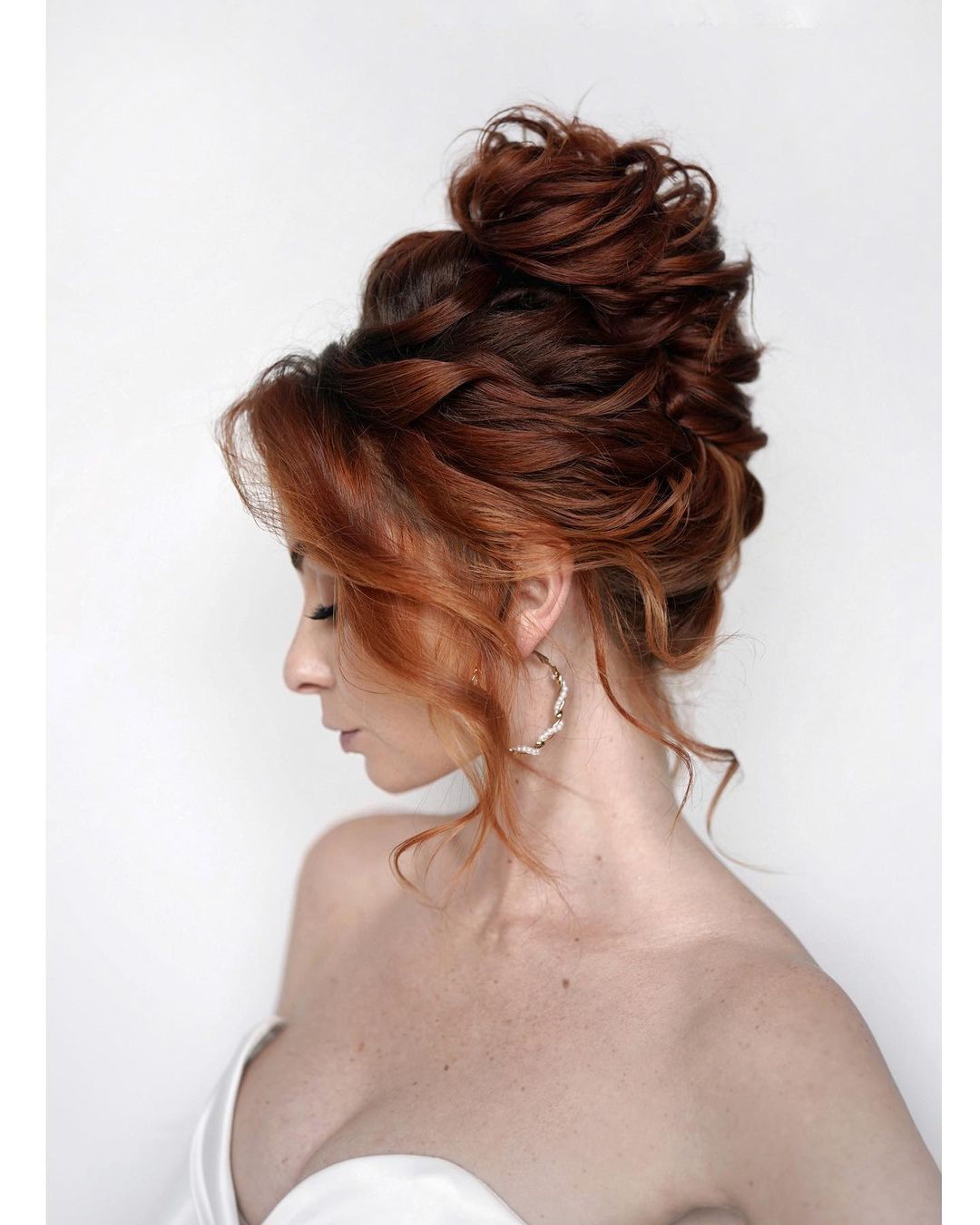 thick hair updo