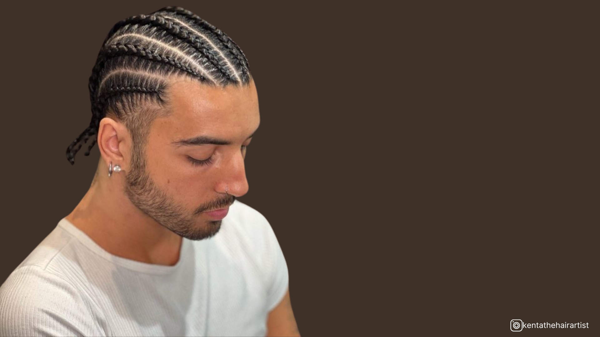 trenzas masculinas peinados