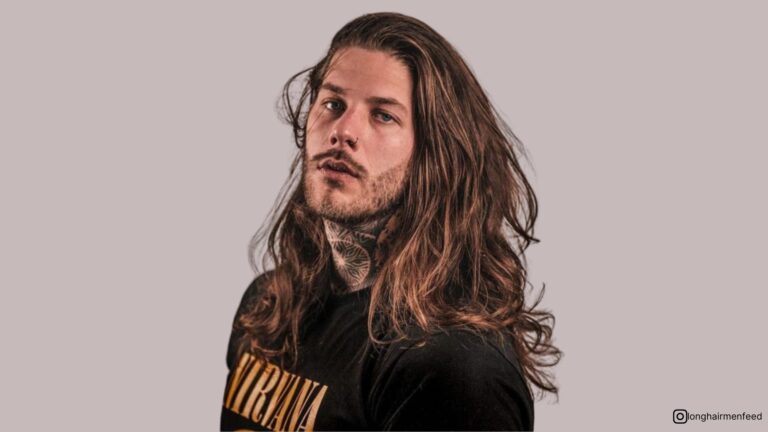 long layered hair men