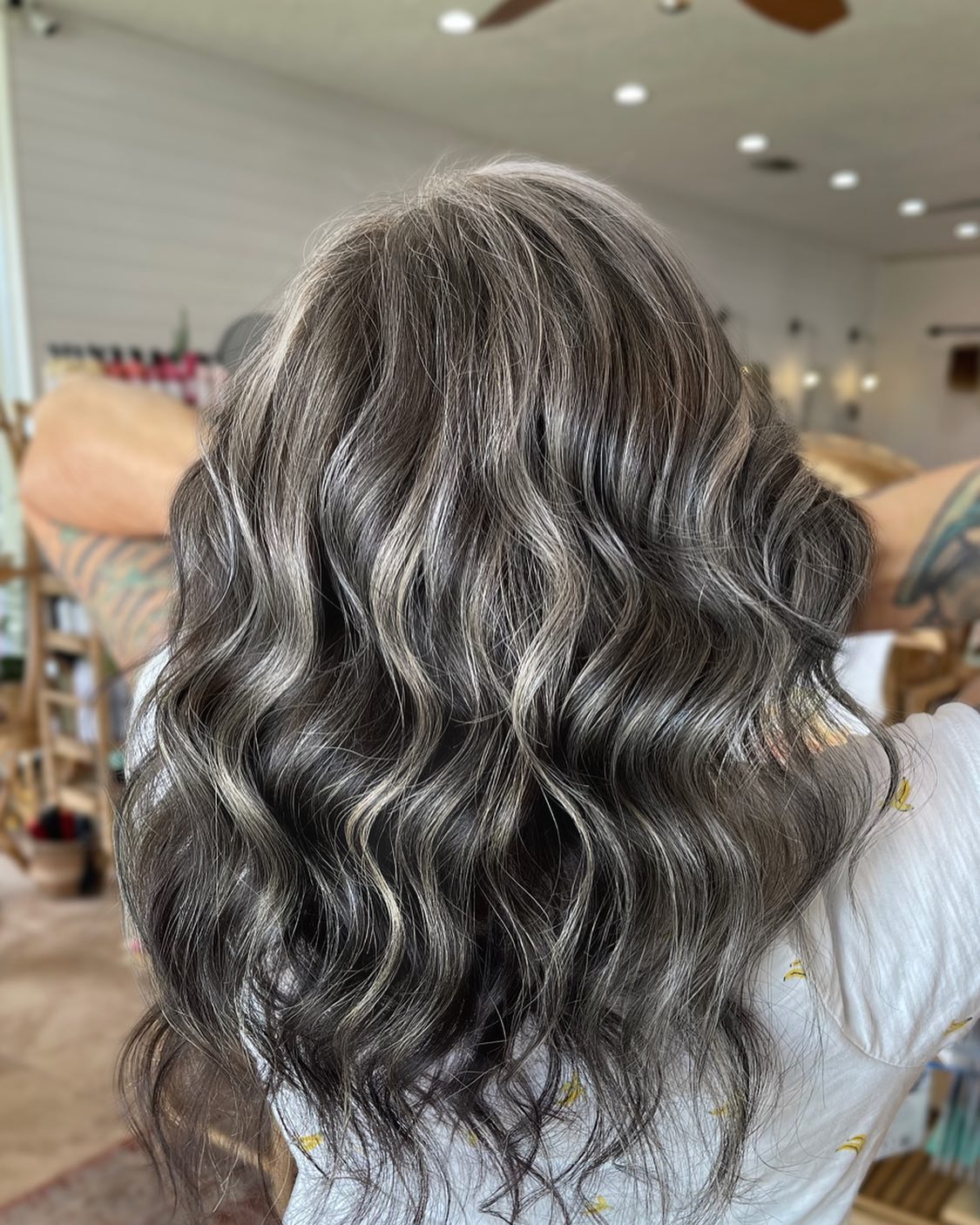 gray blending for dark hair