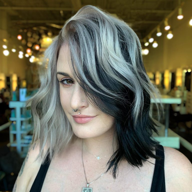 HalfBlonde HalfBrown Hair Will Give You ItGirl Vibes