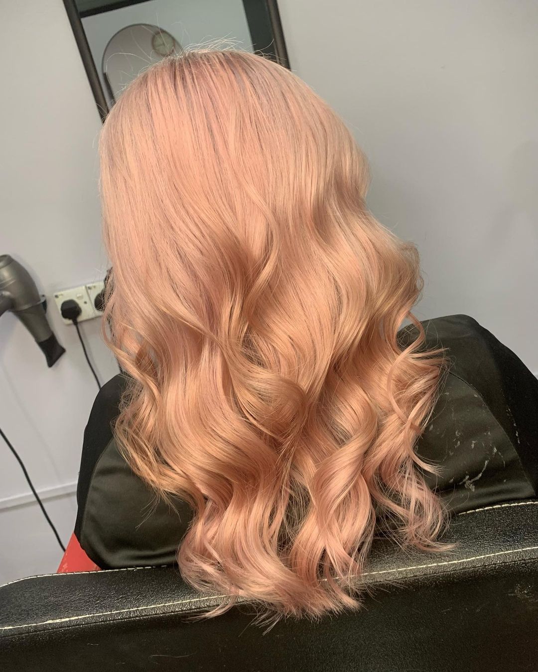 milk tea pink hair color