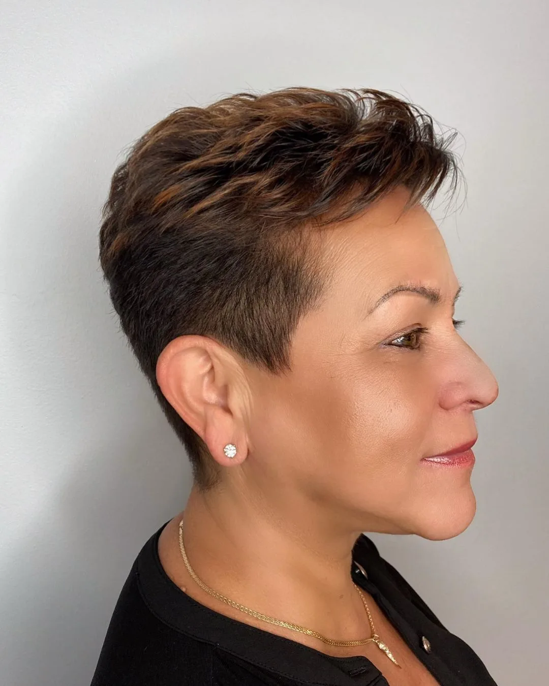 #1 Short Pixie Cut For Women Over 50