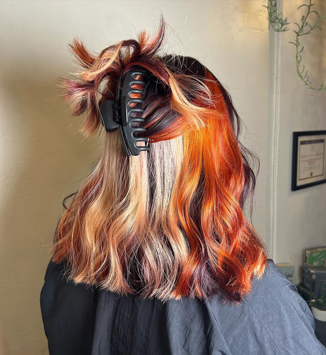 18 Calico Hair Color Ideas For A Boldest Hue Combination
