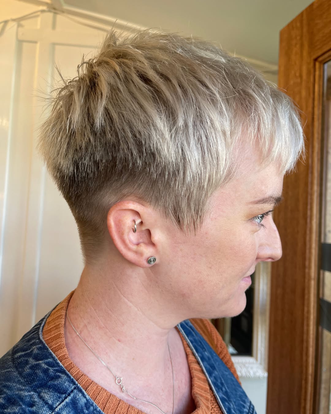 choppy pixie cut